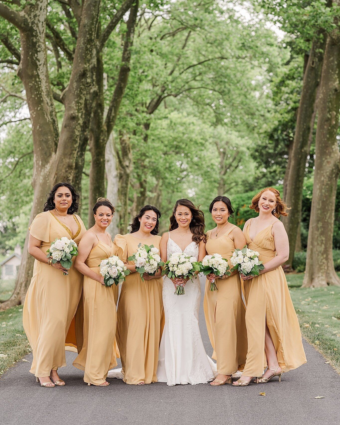 Happy Tuesday!! Maria and Ian's wedding at Drumore Estate featured (what I am hoping!) a new color trend.  I LOVED the color of the bridesmaids dresses as it was perfect on every skin tone!  I always love watching new colors being introduced on weddi