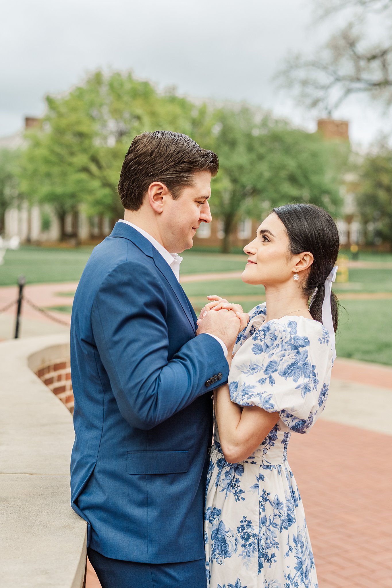 University of Delaware Engagement Session Spring time Photography