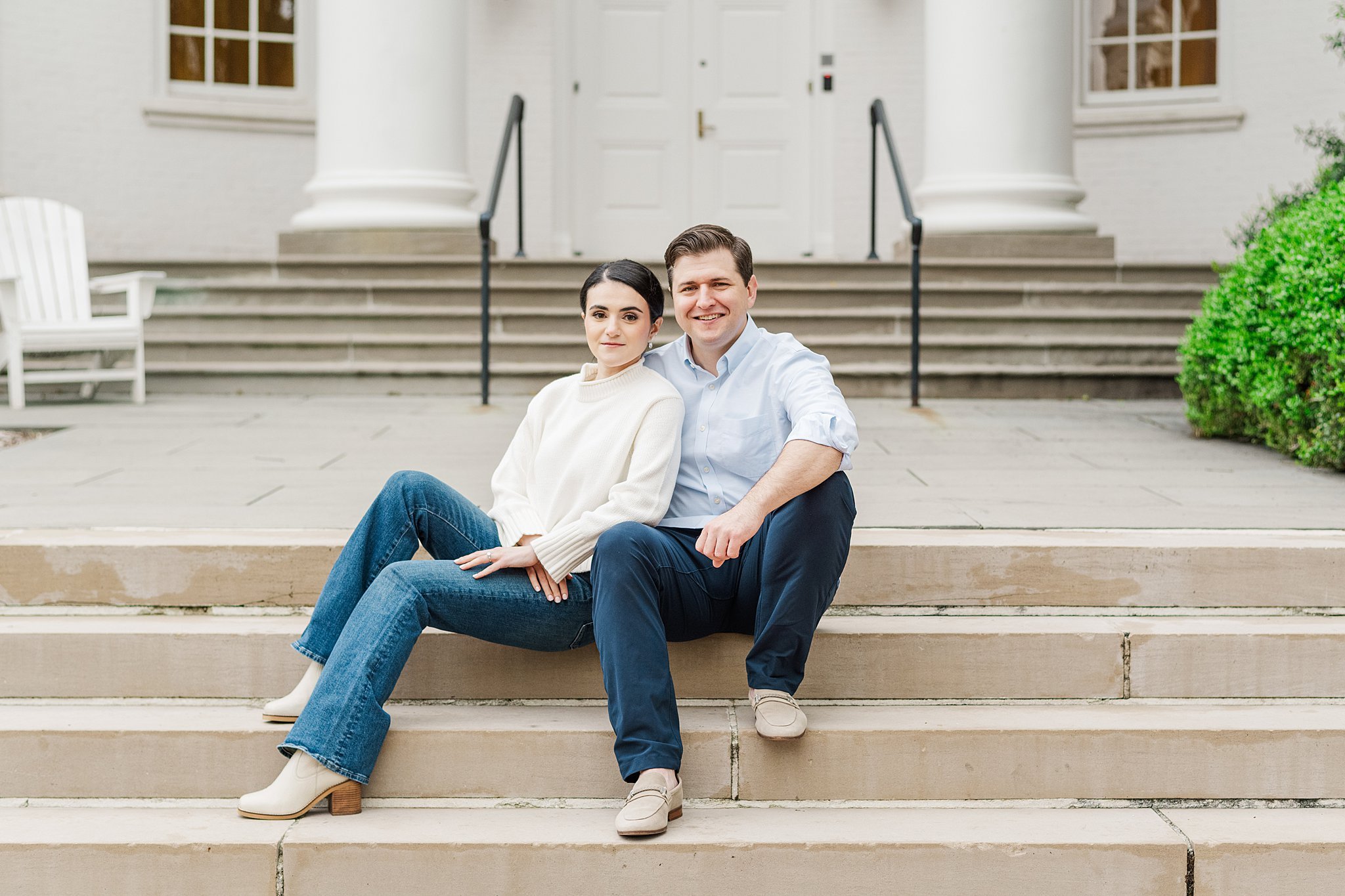 University of Delaware Engagement Session Spring time Photography