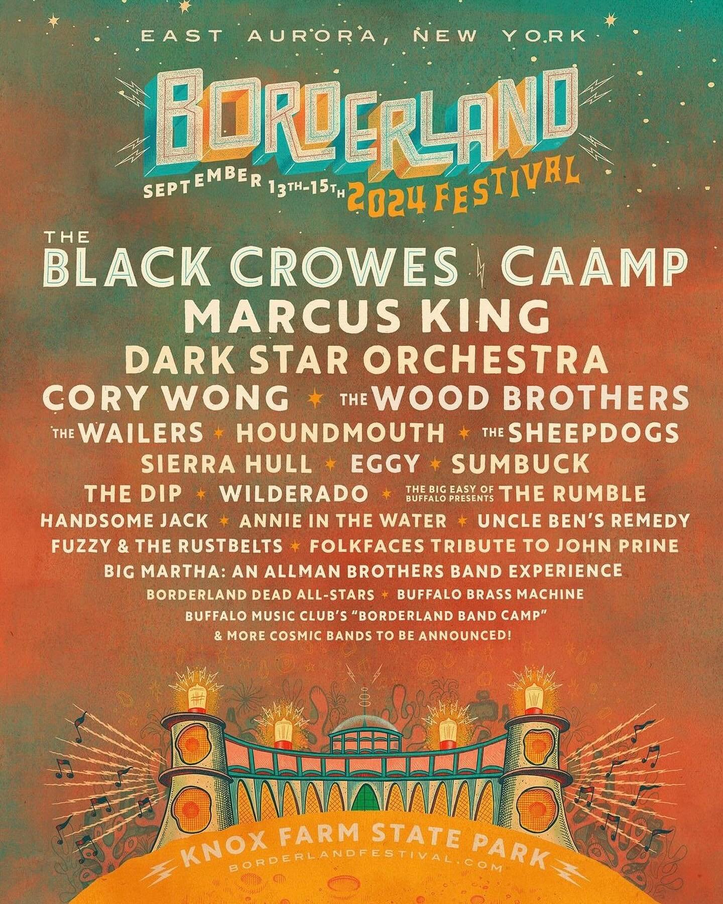 Excited to play @borderlandfestival this September! Passes on sale NOW at the link in bio 🌟