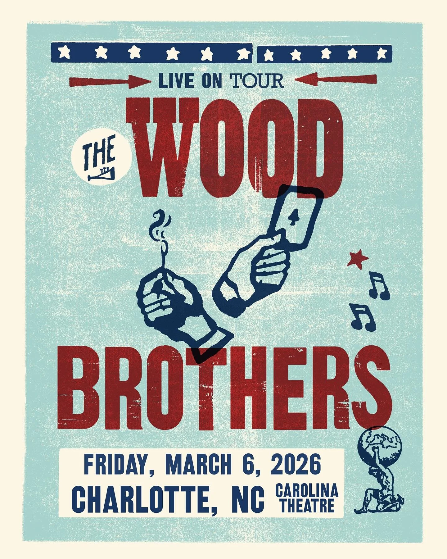 Charlotte, see you in 2026! Catch us at @carolinatheatreclt on March 6 🎶 presale begins tomorrow - sign up for access now at the link in bio.