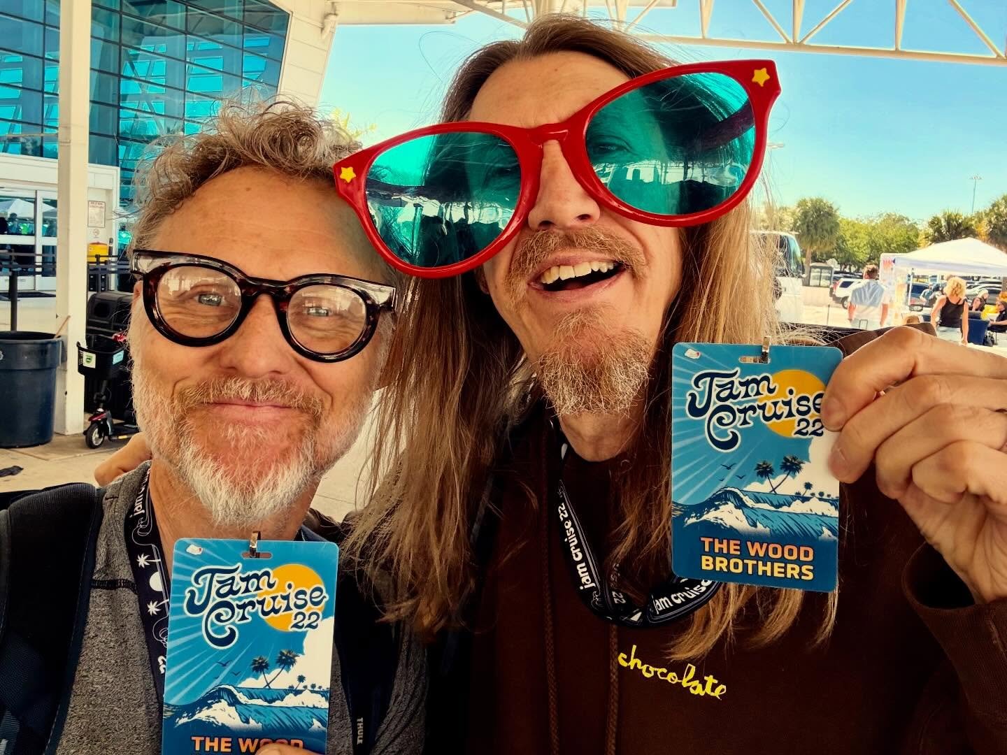 Here we go! #jamcruise2026 #thewoodbrothers