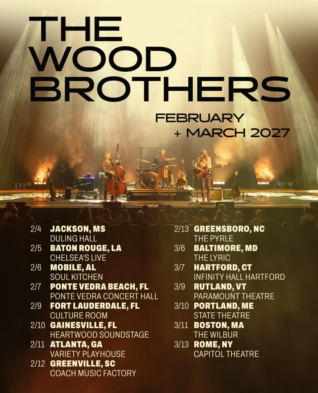 ‼️LIVE‼️ New dates across the US in February &amp; March.&nbsp;Presale begins 10/21 at 10am local, sign up for access at the link in bio. General on sale Friday 10/23.