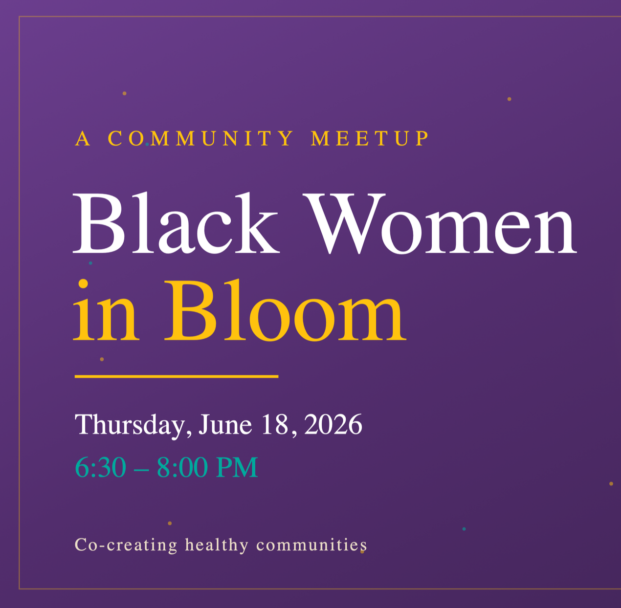 Black Women In Bloom