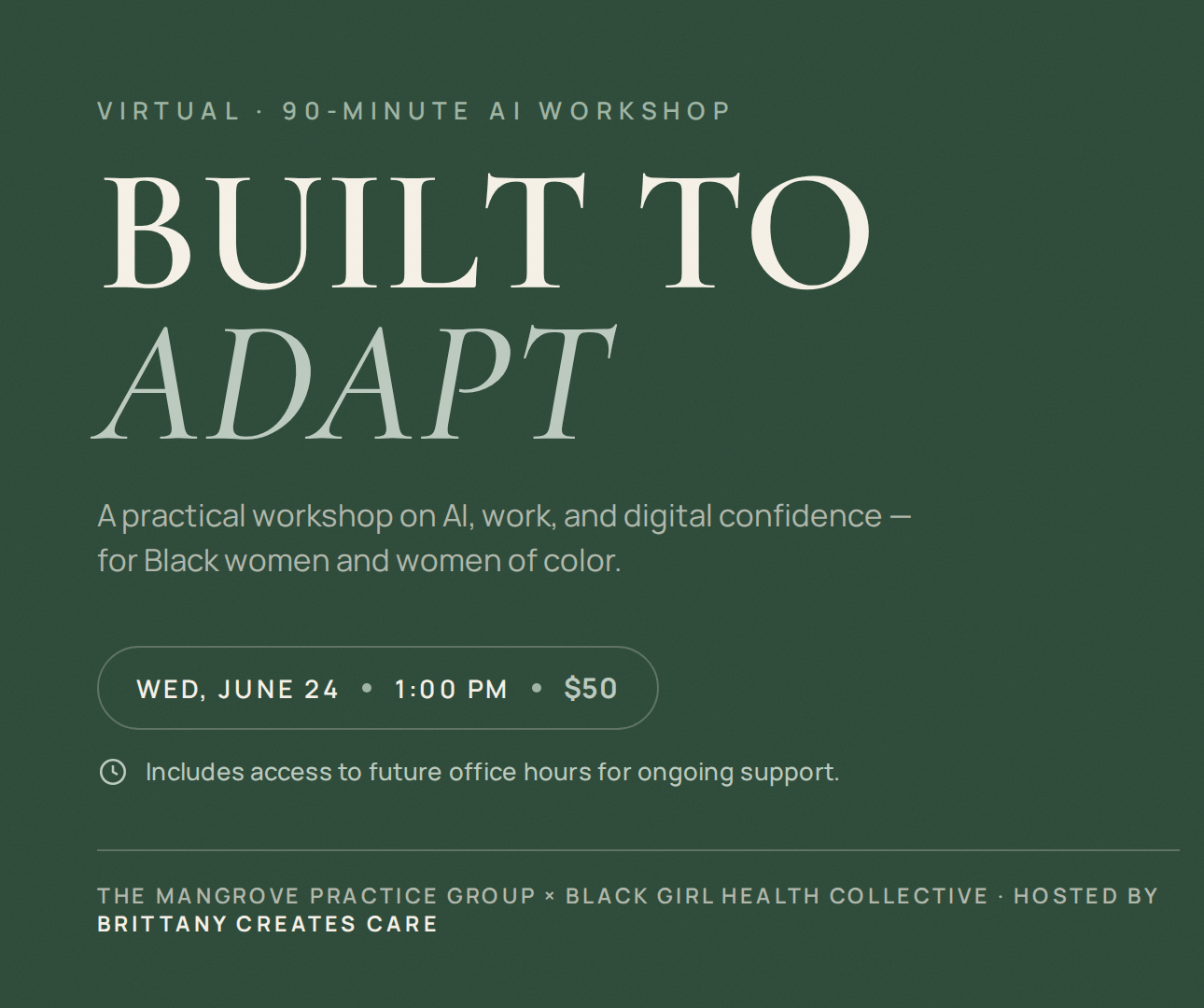 Built To Adapt 