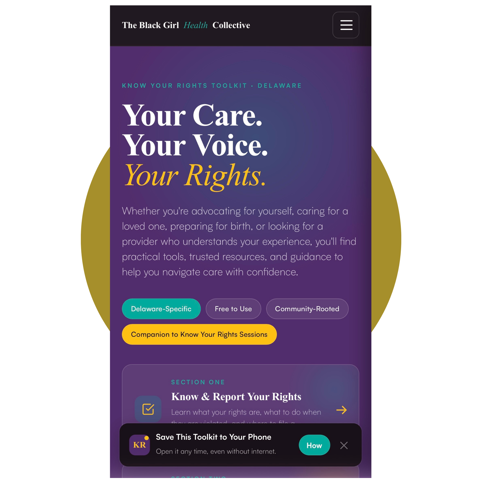Your Care. Your Voice. Your Rights.