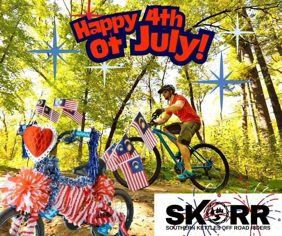 🎆Happy 4th of July!🎆

We hope you are able to fully enjoy this extra long weekend with family, friends, fireworks, and fabulous trails! 🚴🚵🏻 And to help get the trails in dynamite 💣 shape, we are holding a workday on Saturday at the John Muir tr