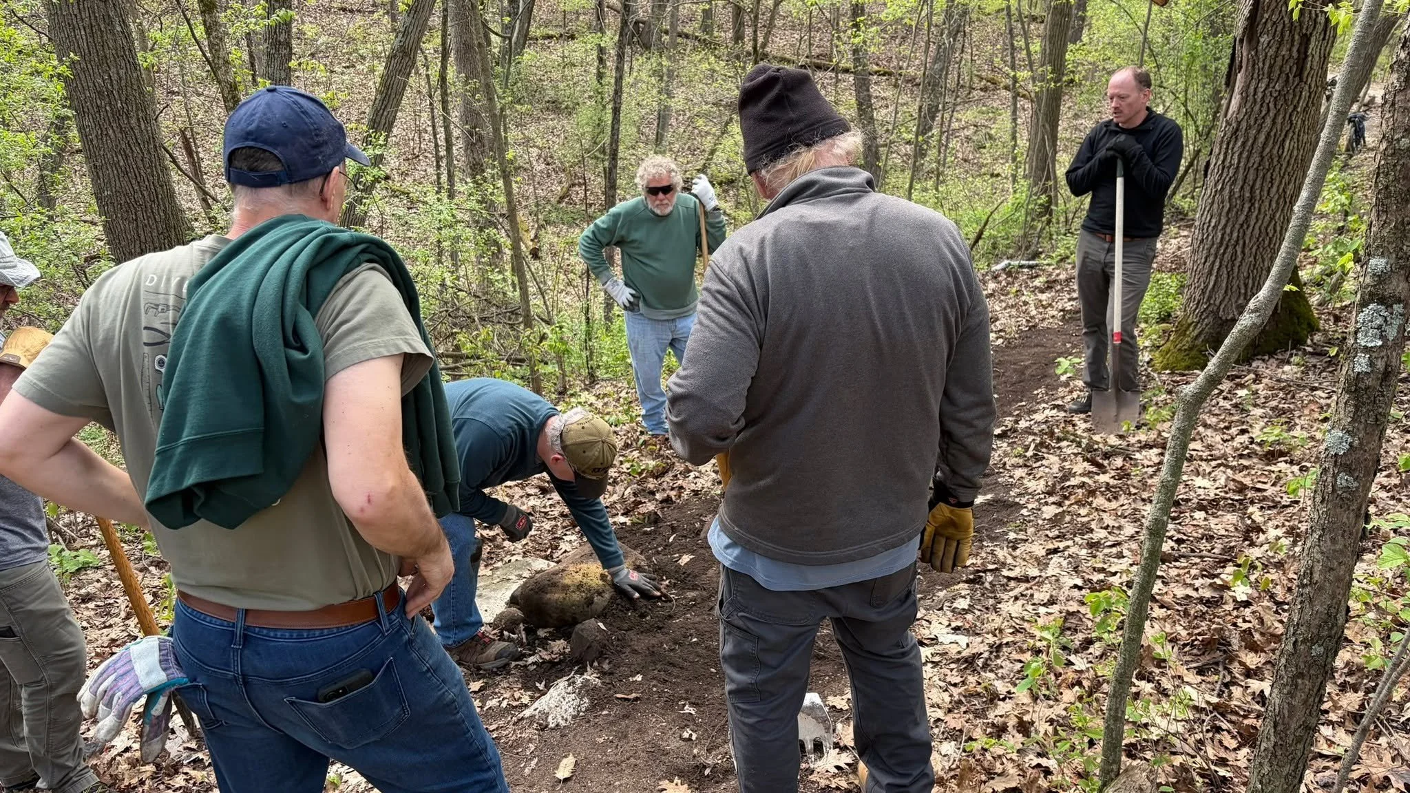 Teamwork makes the Dream work!!!

✅ Emma Reroute Complete after 3 years in the making!  Check it out on the Orange Brown loop on the climb to Screamin' Emma.

🎉👏Congratulations, Trail Boss Chuck on coordinating and seeing this project through!  And