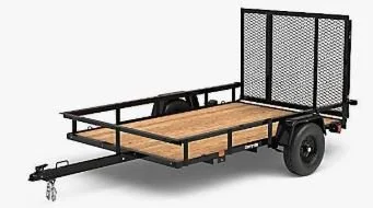Pull Behind Flatbed Trailer
