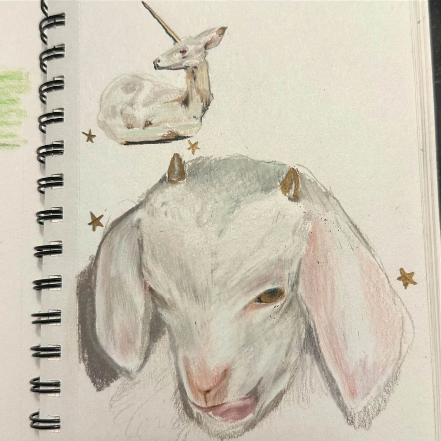 Old sketchbook spreads, I&rsquo;ve been archiving all my sketchbooks 🙌🏻 these are mainly prisma color and gouache 💌