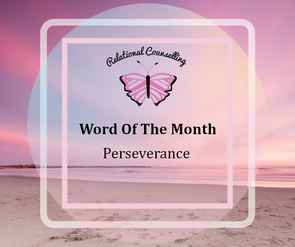 Word Of The Month: Perseverance.