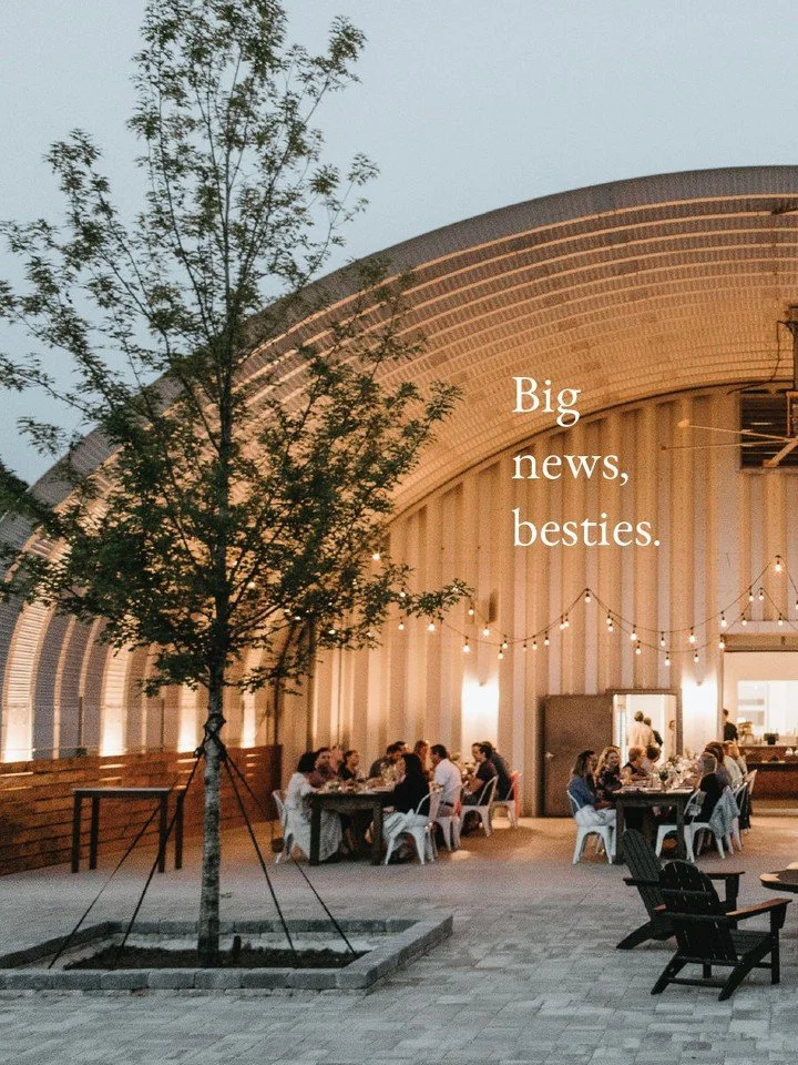 Big news, besties. The quonset hut is getting a glow up. Construction will begin this summer and the space will be transformed into a fully enclosed and temperature controlled restaurant (yes, it's about time). Stay tuned for the grand opening of Hig