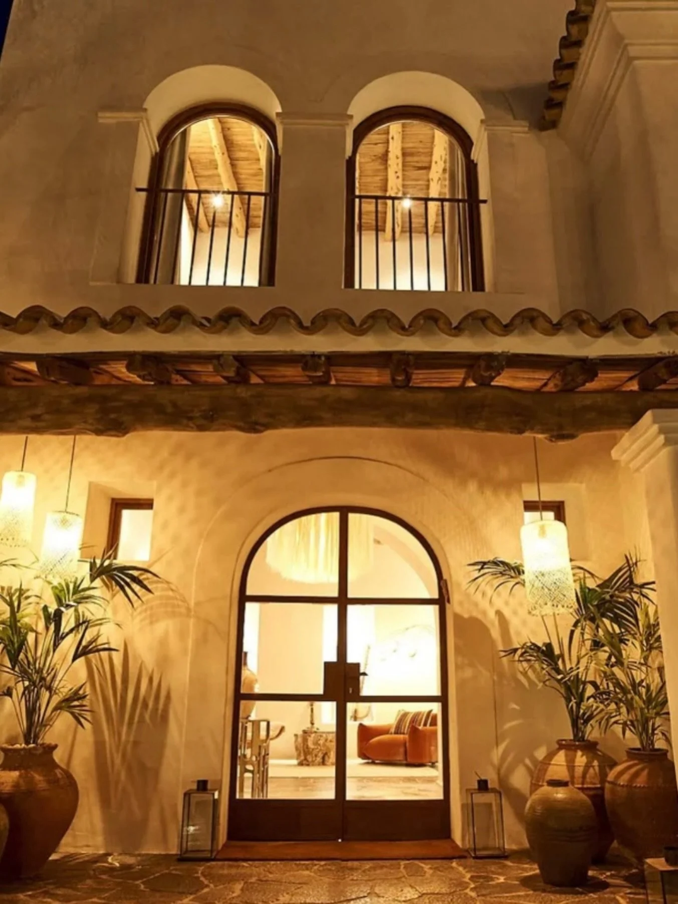 The magnificent two-storey home occupies a privileged natural position with far-reaching countryside views across Ibiza&rsquo;s fertile plains. 

Cool stone floors, grand archways and traditional sabina ceilings are an homage to Fincadelica&rsquo;s s