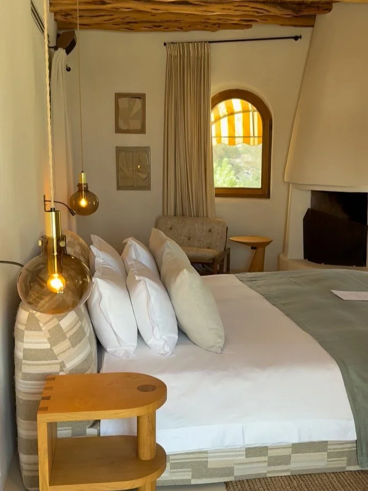 Interior dreams at Fincadelica Xarraca.

Step inside the Tower Suite - a soulful blend of Ibicencan charm and curated comfort.

From sun-drenched terraces to restful, artful bedrooms, this is barefoot luxury at its finest.
⁣
With 9 en-suite bedrooms 