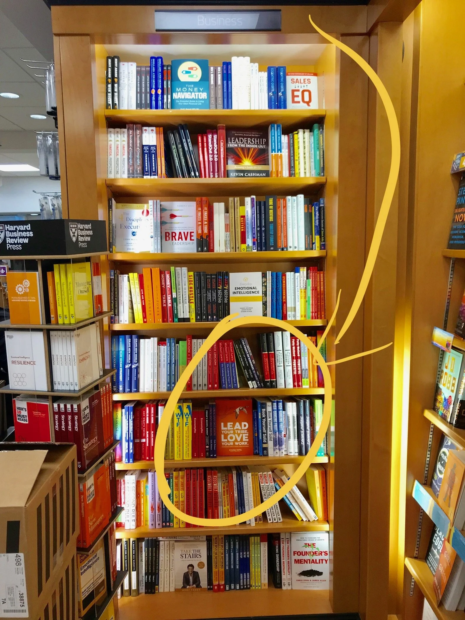 Piyush Patel's book at Hudson's