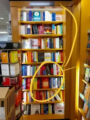 Piyush Patel's book at Hudson's