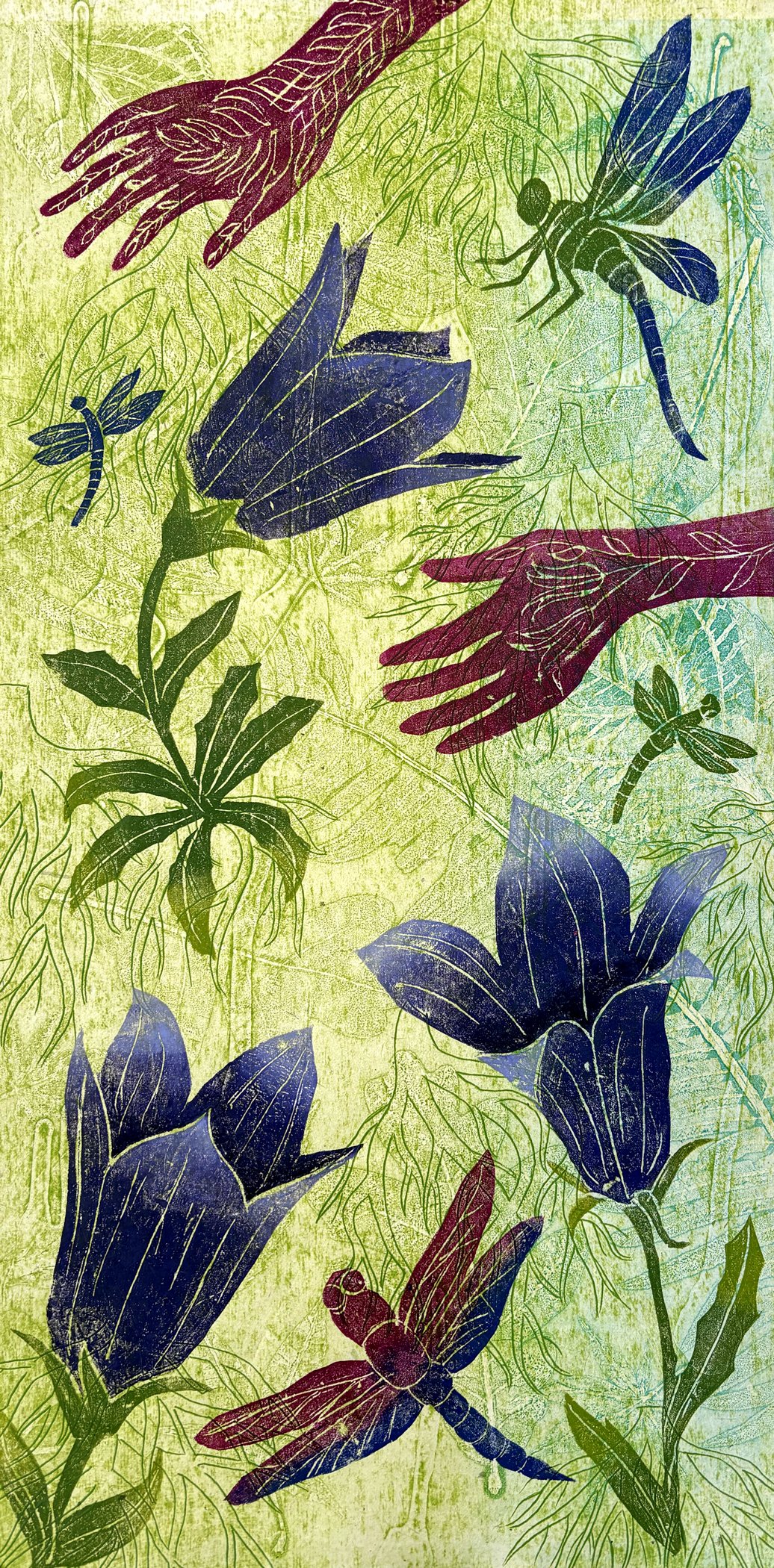 Loving Lasiocarpa: 12"x24"; Edition of 2