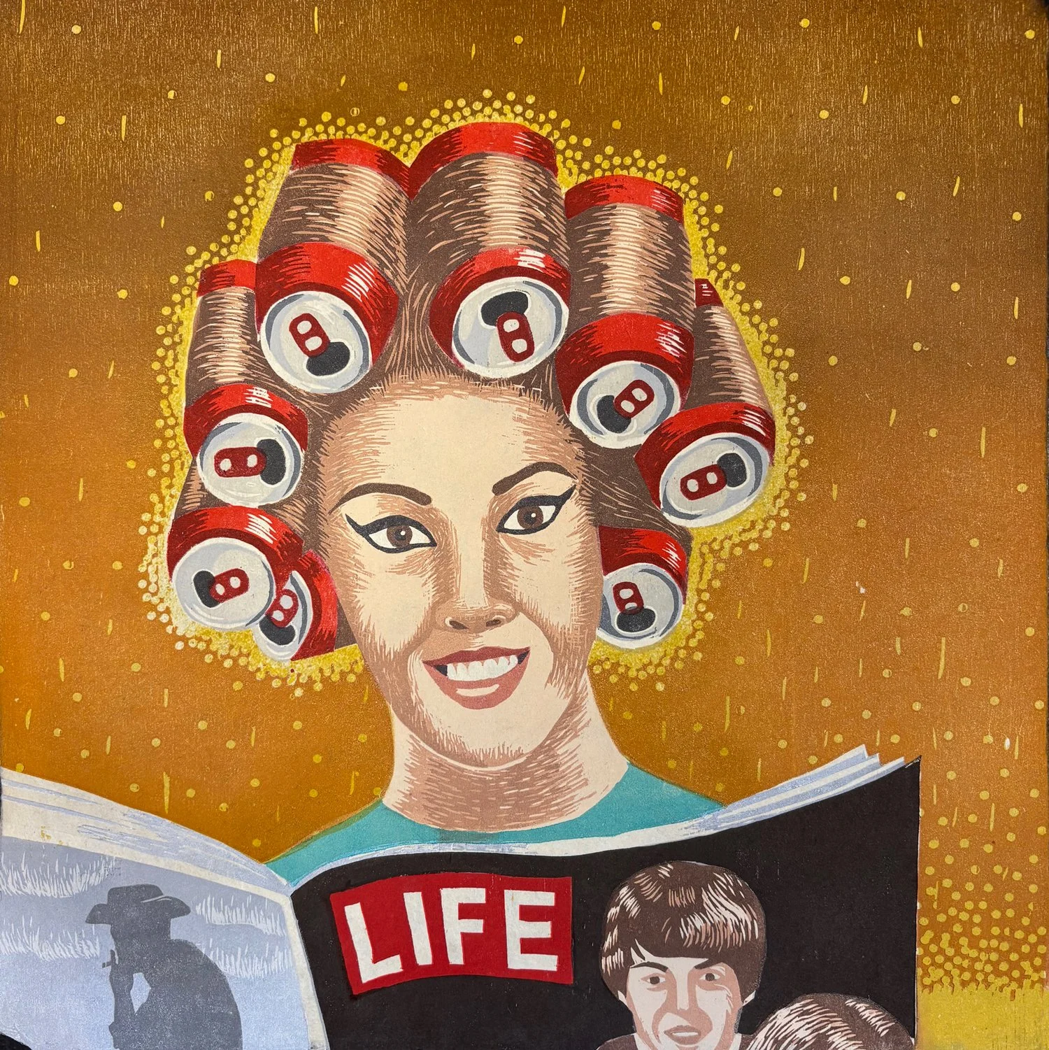 Coke Can Curlers: 14" x 14"; Edition of 15