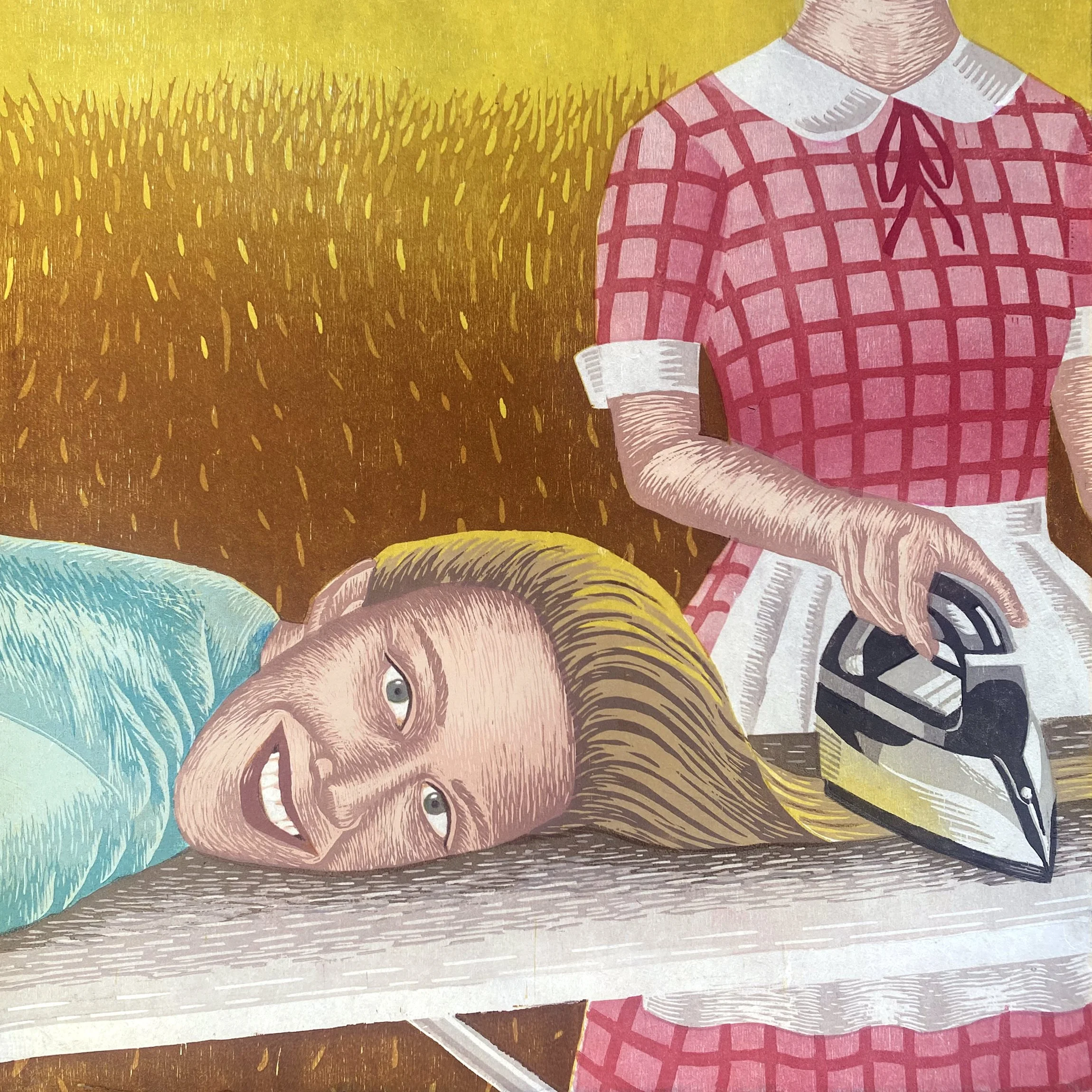 Ironed: 14" x 14"; Edition of 13