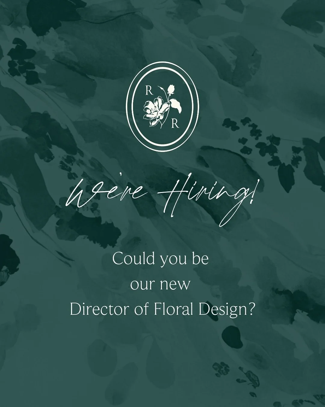 Floral design, but make it a dream job. ✨

We&rsquo;re hiring a Director of Floral Design and can&rsquo;t wait to meet the newest member of our team!

If you live and breathe blooms, lead with strategy and precision, keep your cool under pressure, th