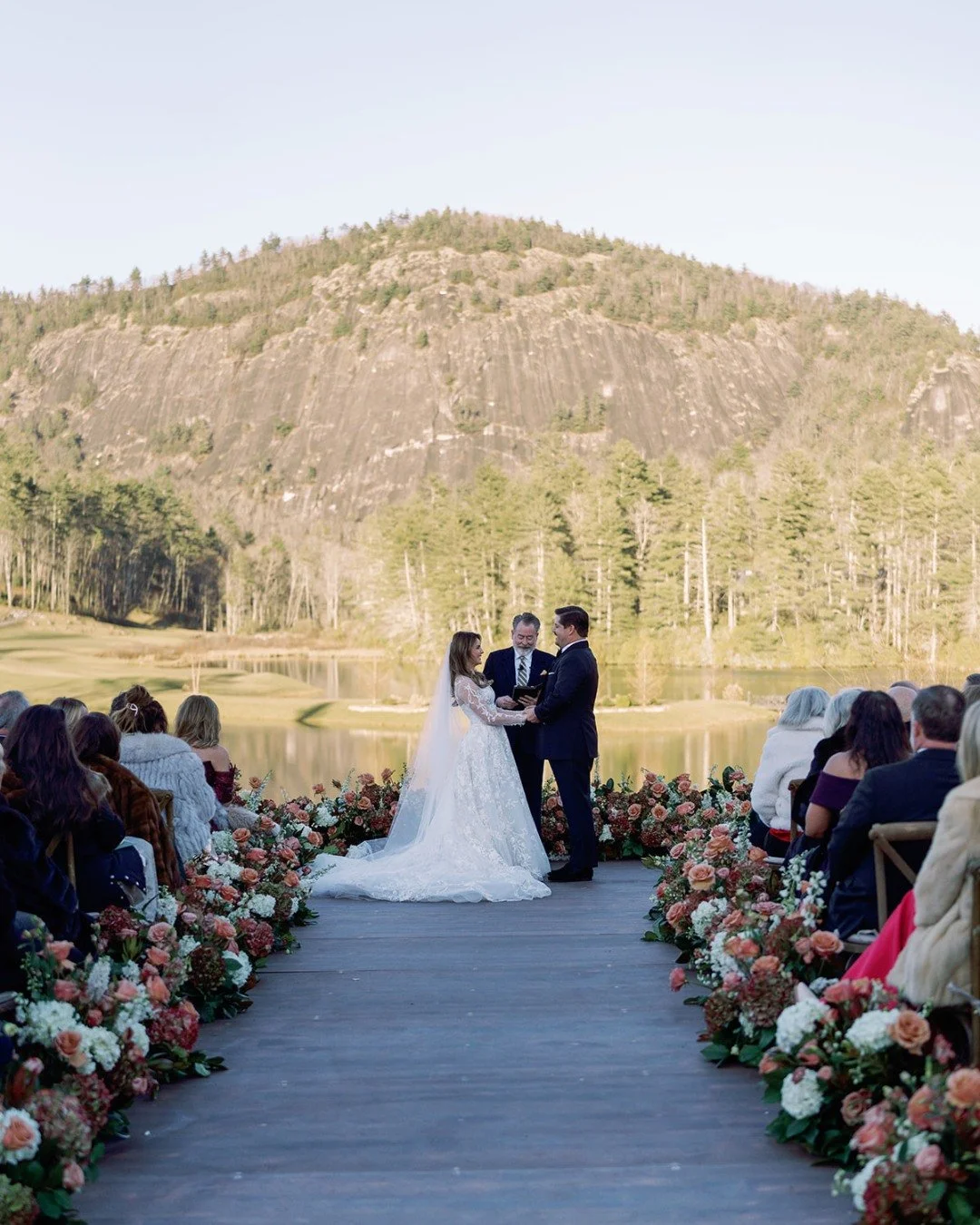 Fully embracing fall. Looking back at Katie and James&rsquo;s wedding at High Hampton, where the mountain landscape set the stage for a weekend of rich tones, layered textures, and thoughtful details that felt right at home in the season.

Planning, 