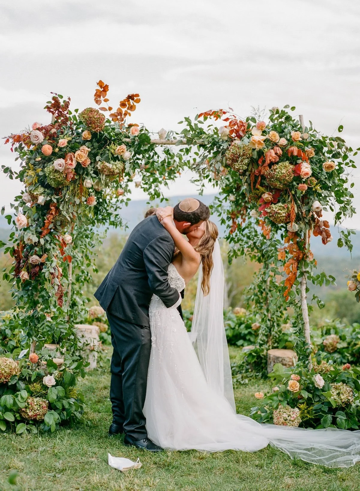  A Jewish wedding ceremony chuppah, designer for destination design firm, Rebecca Rose Events 
