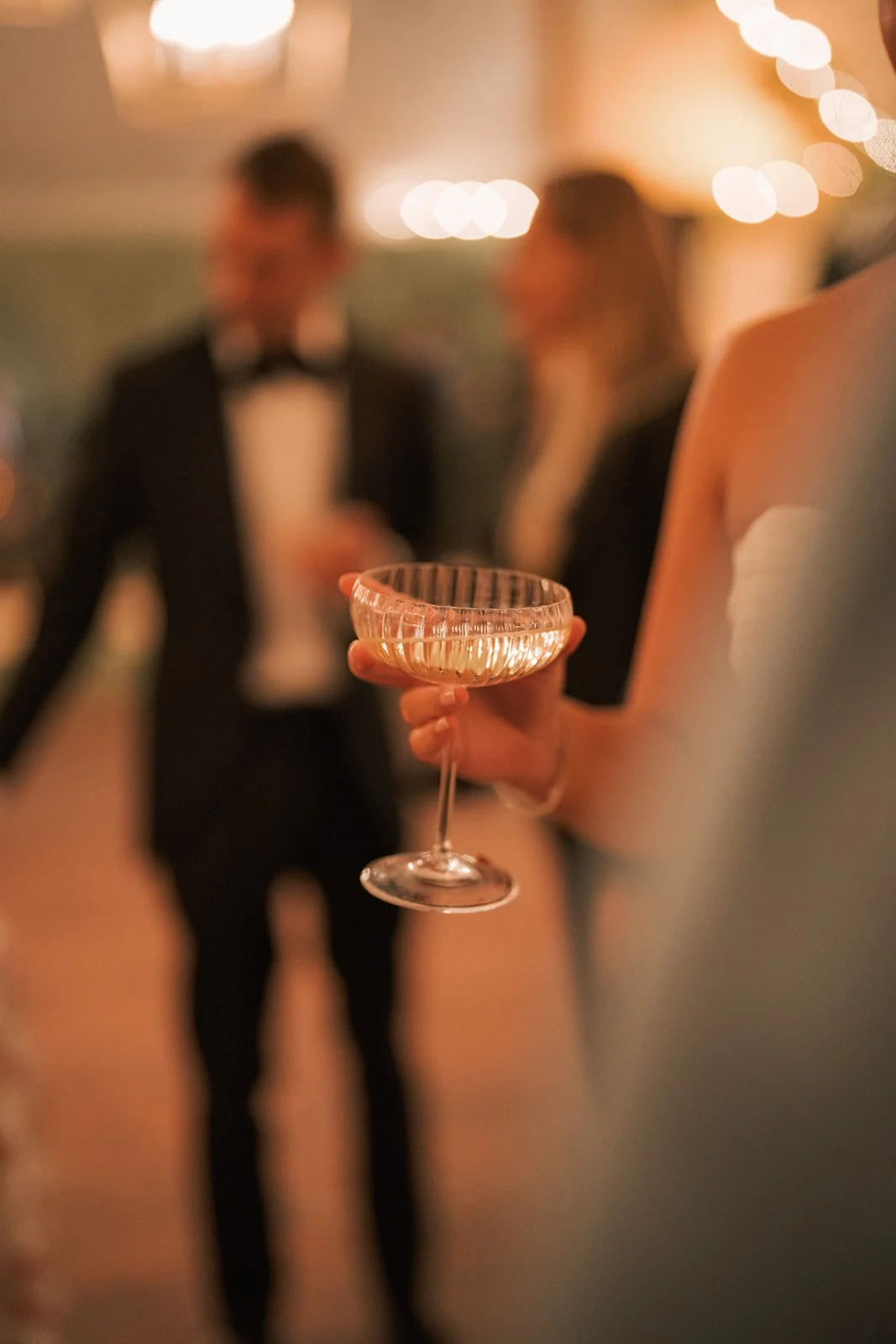 A black tie destination wedding reception in a sailcloth tent, planned by Rebecca Rose Events