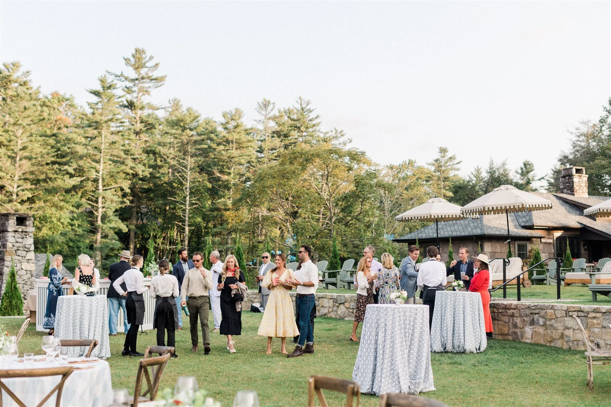 A Bluegrass & BBQ Destination Wedding Welcome Party at High Hampton ...