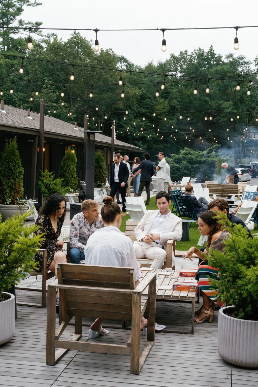 Rehearsal Dinner at Oak Steakhouse at Skyline Lodge in Highlands