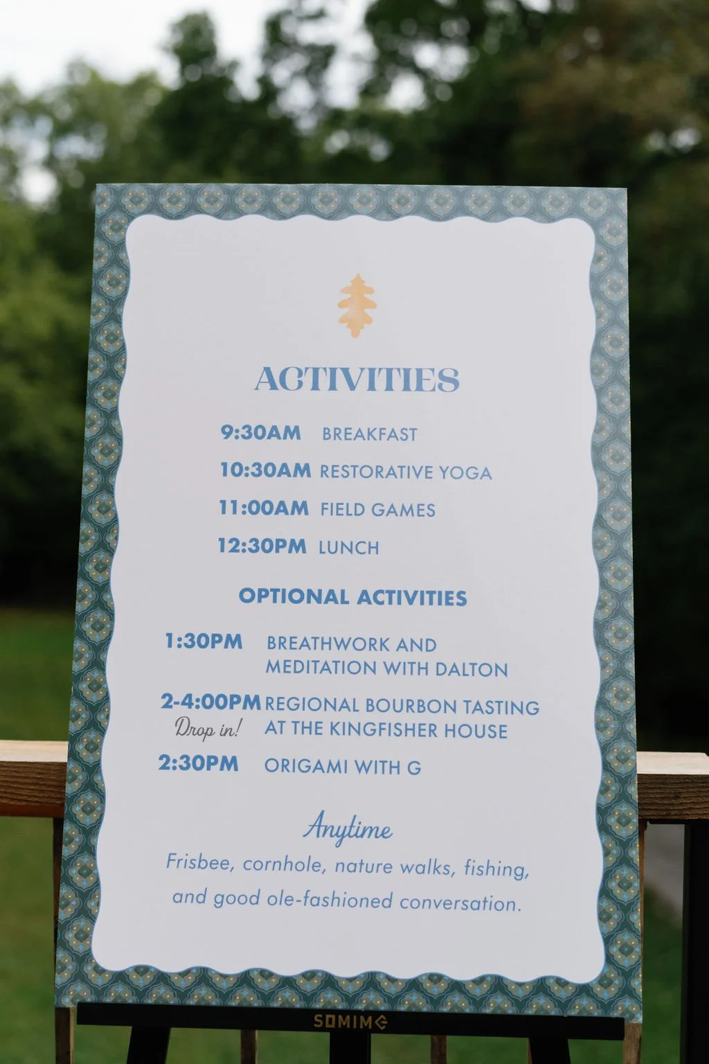 Flat Mountain Farm wedding weekend details