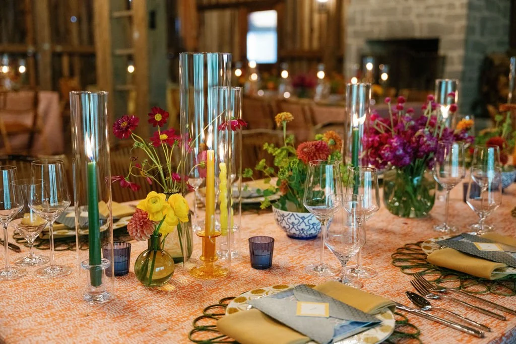 Wedding reception at Flat Mountain Far