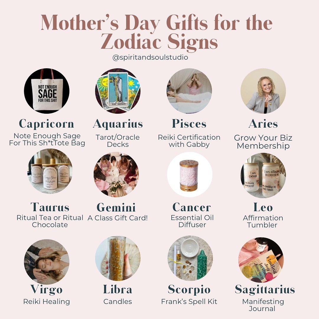 Not sure what to get mom for Mother&rsquo;s Day? Don&rsquo;t worry we got you covered with Mother&rsquo;s Day gifts for the signs!😎

Don&rsquo;t forget to stop into the shop to pick up a gift for your mom, aunt, grandma or that special mother figure