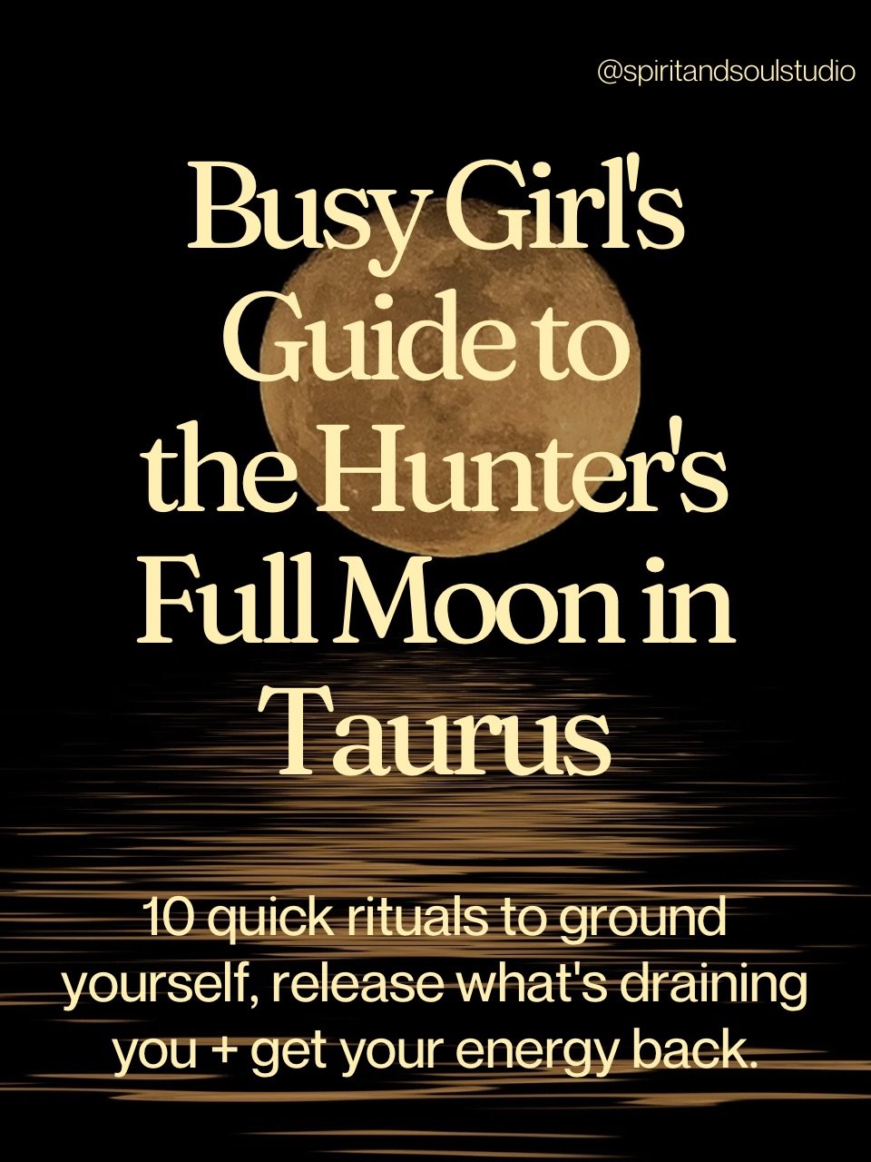 This Full Moon is your reminder to stop giving your energy to everything but yourself🌕

The Hunter&rsquo;s Full Moon in Taurus is all about grounding, stability, abundance + knowing your worth.

From setting boundaries to clearing out stagnant energ