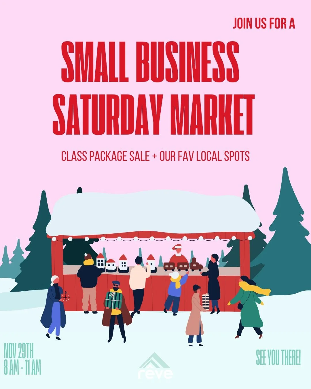 ✨ Join us in the studio for our annual Holiday Market! ✨

We&rsquo;re bringing together some of our favorite local brands, and we can&rsquo;t wait to celebrate the season with you.

Plus &mdash; our annual 10-class package sale is back! It&rsquo;s au