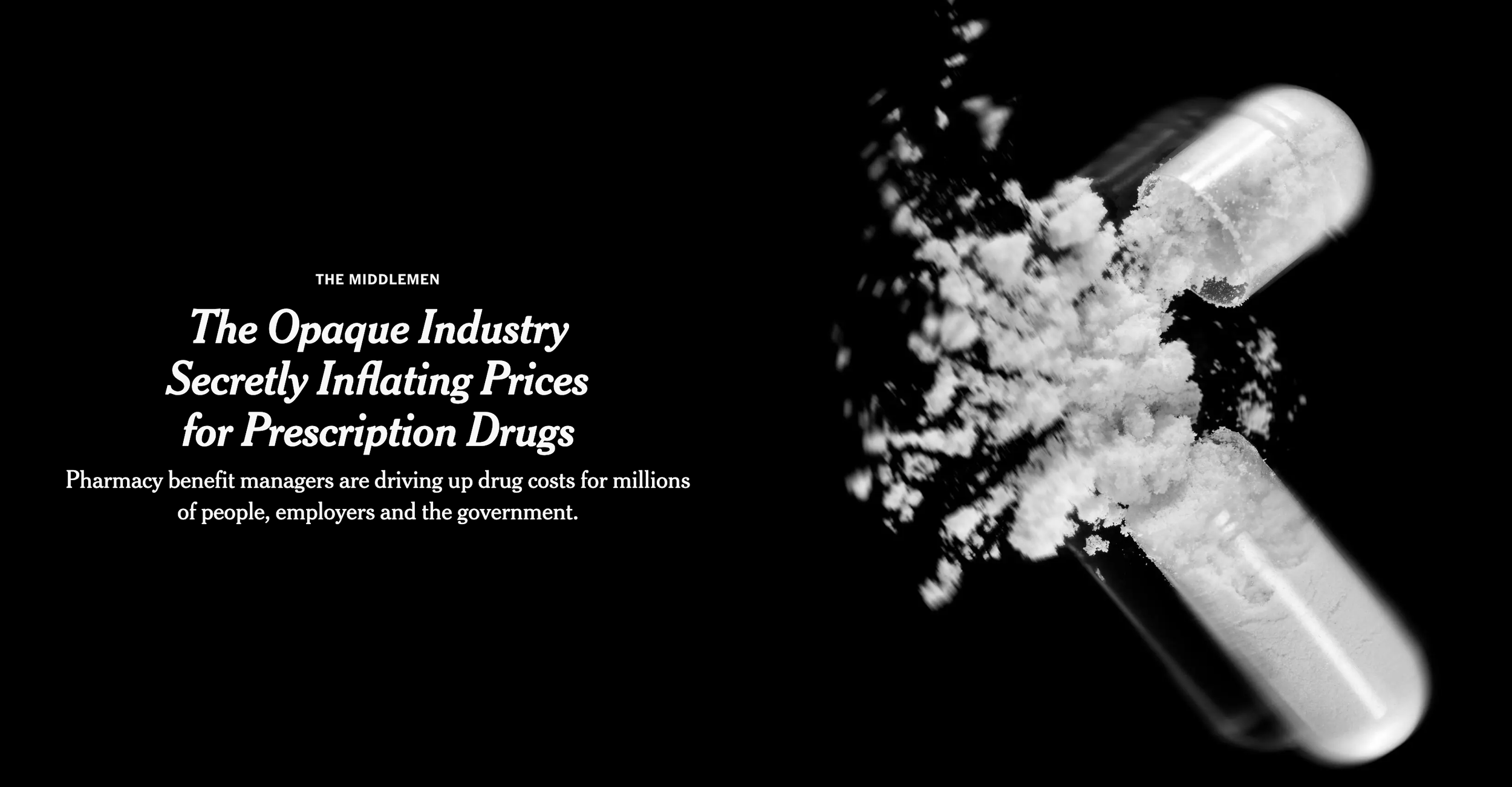 The Opaque Industry Secretly Inflating Prices for Prescription Drugs