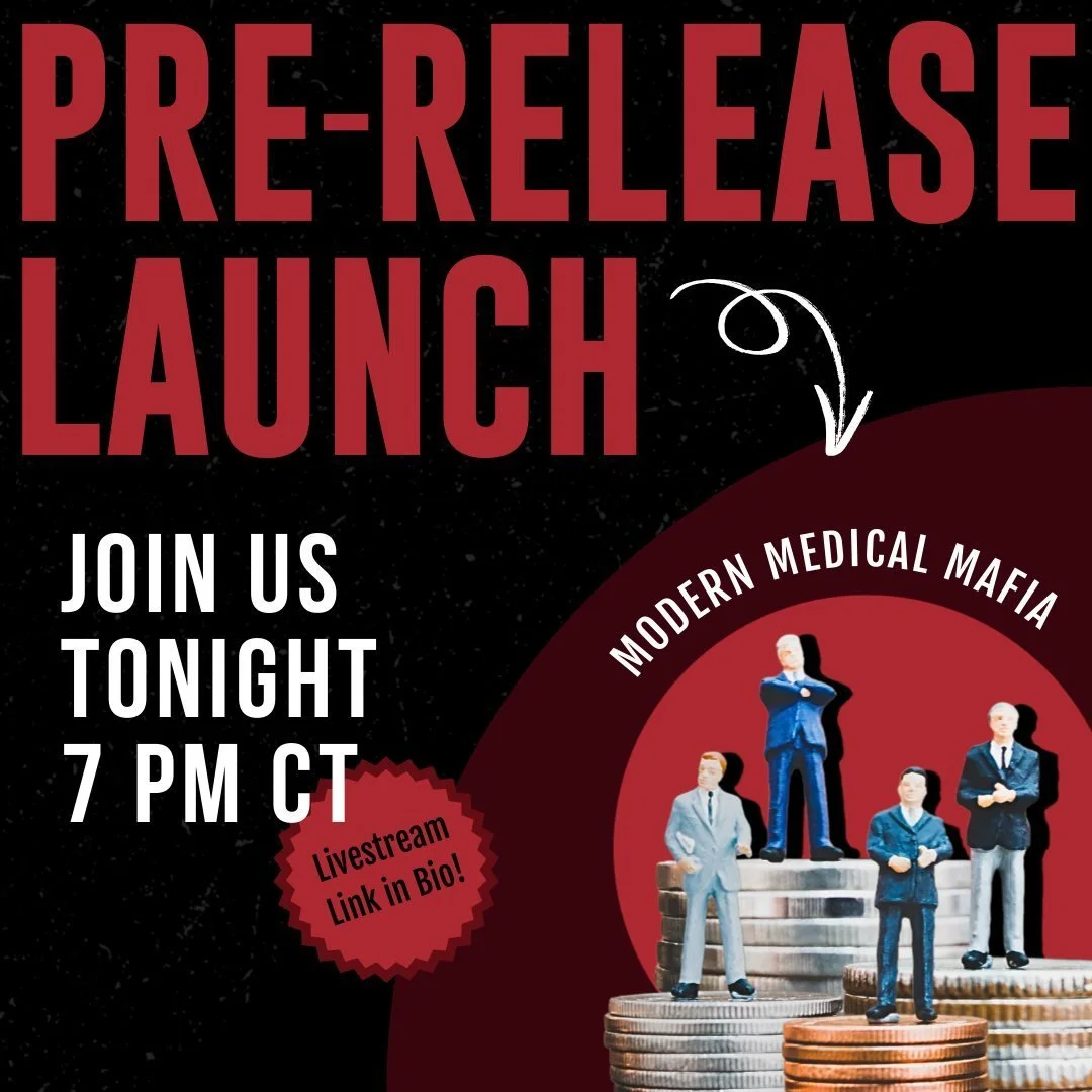 Tune in tonight at 7pm central for the launch of Modern Medical Mafia: Episode 1! Tonight's launch event will take place in Rio, Wisconsin, while our friends from the PBM on the Rocks podcast (@PUTT_National) will be livestreaming the event for those