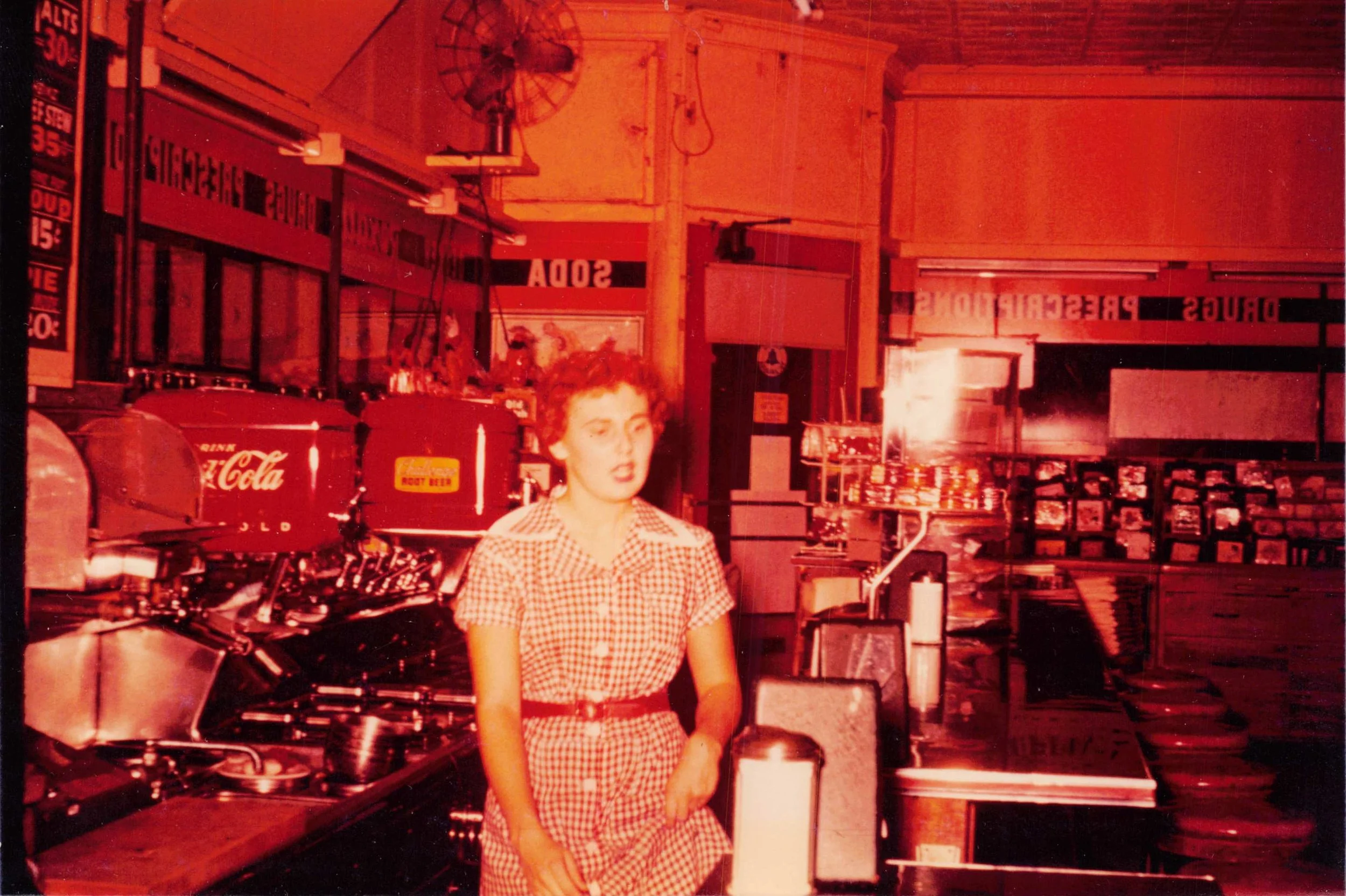 The oldest photograph in existence of our cherished soda fountain