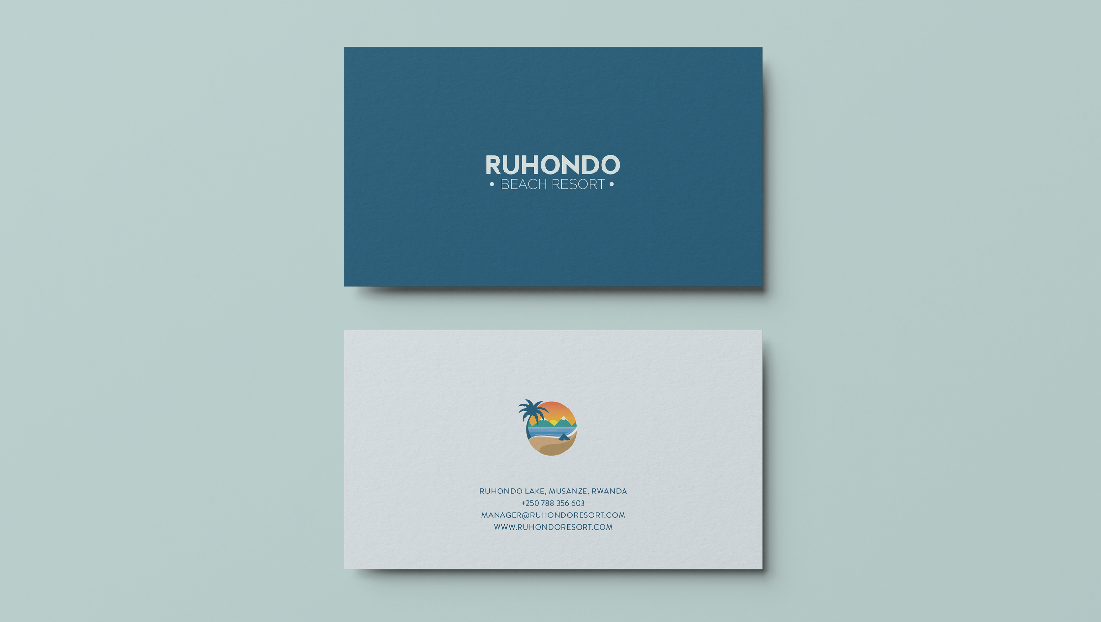 Ruhondo Beach Resort business cards
