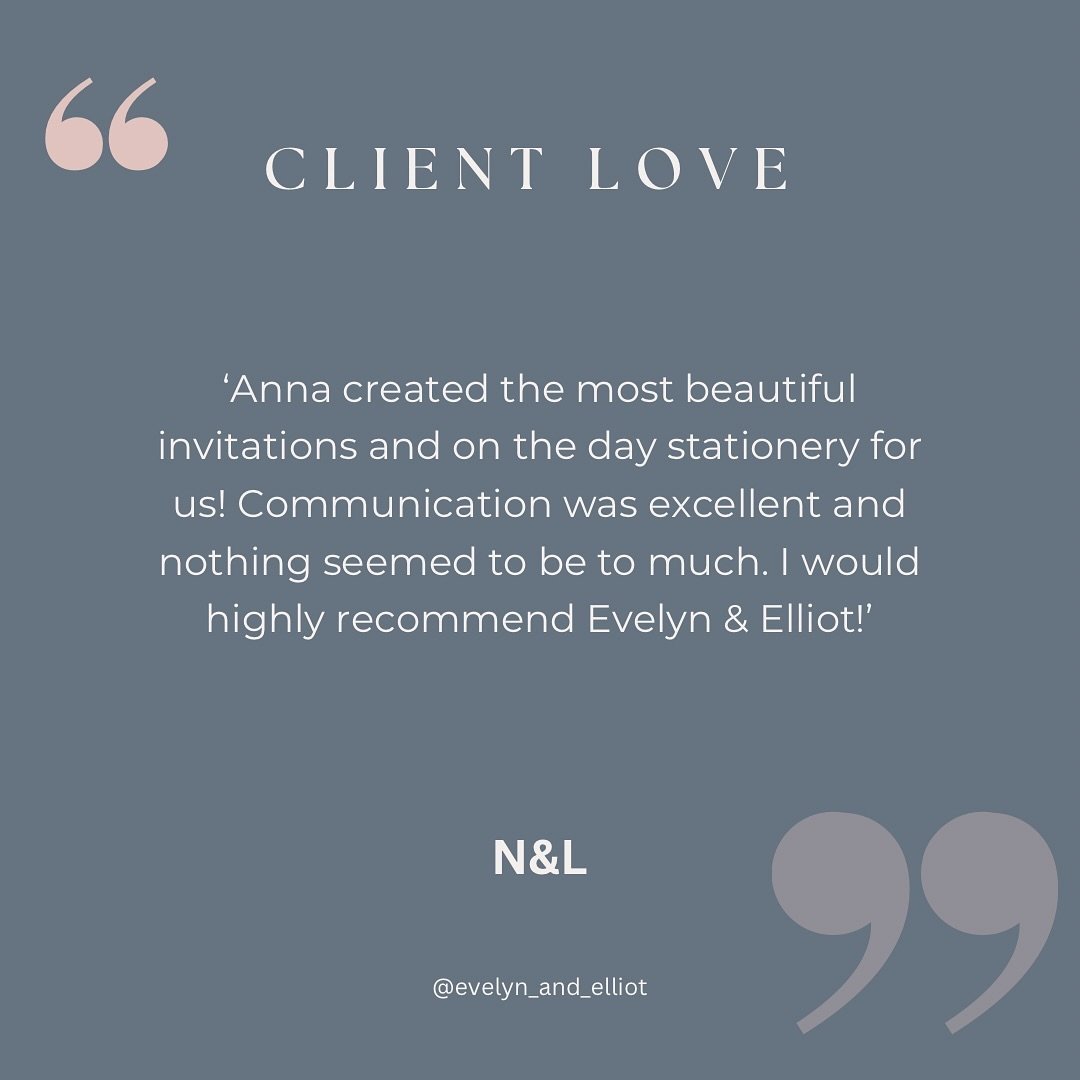❤️ 

Really love receiving such lovely reviews from happy couples. 

Thank you N&amp;L, so happy to help 🫶🏻

#weddingstationery #onthedaystationery #engaged #review #kindwords #clientlove #weddingstationer #bridetobe #weddingplanning #gettingmarrie