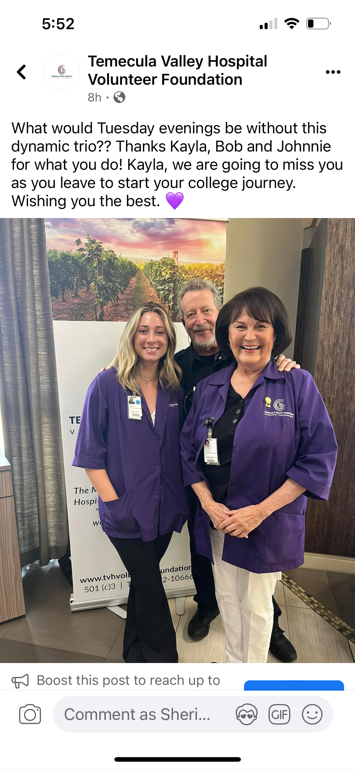 Volunteers — Temecula Valley Hospital Volunteer Foundation