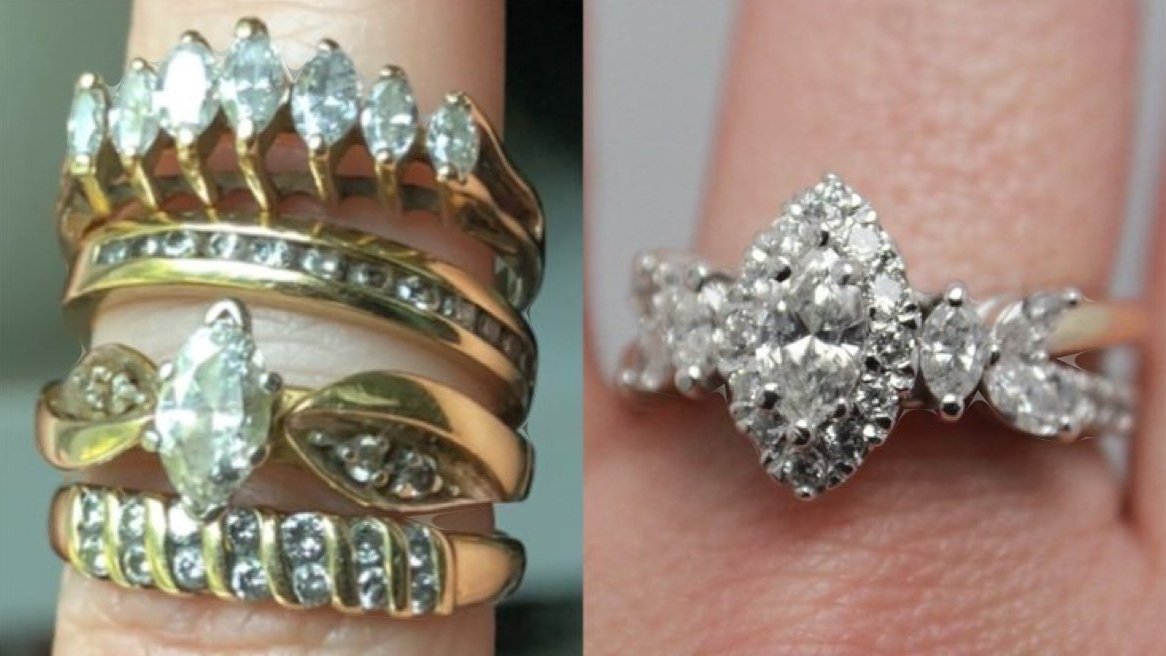 Your love story grows, and your jewelry can too. We reimagine old bridal sets into stunning, modern rings, using your diamonds and gemstones to create a piece that’s meaningful and uniquely yours.
