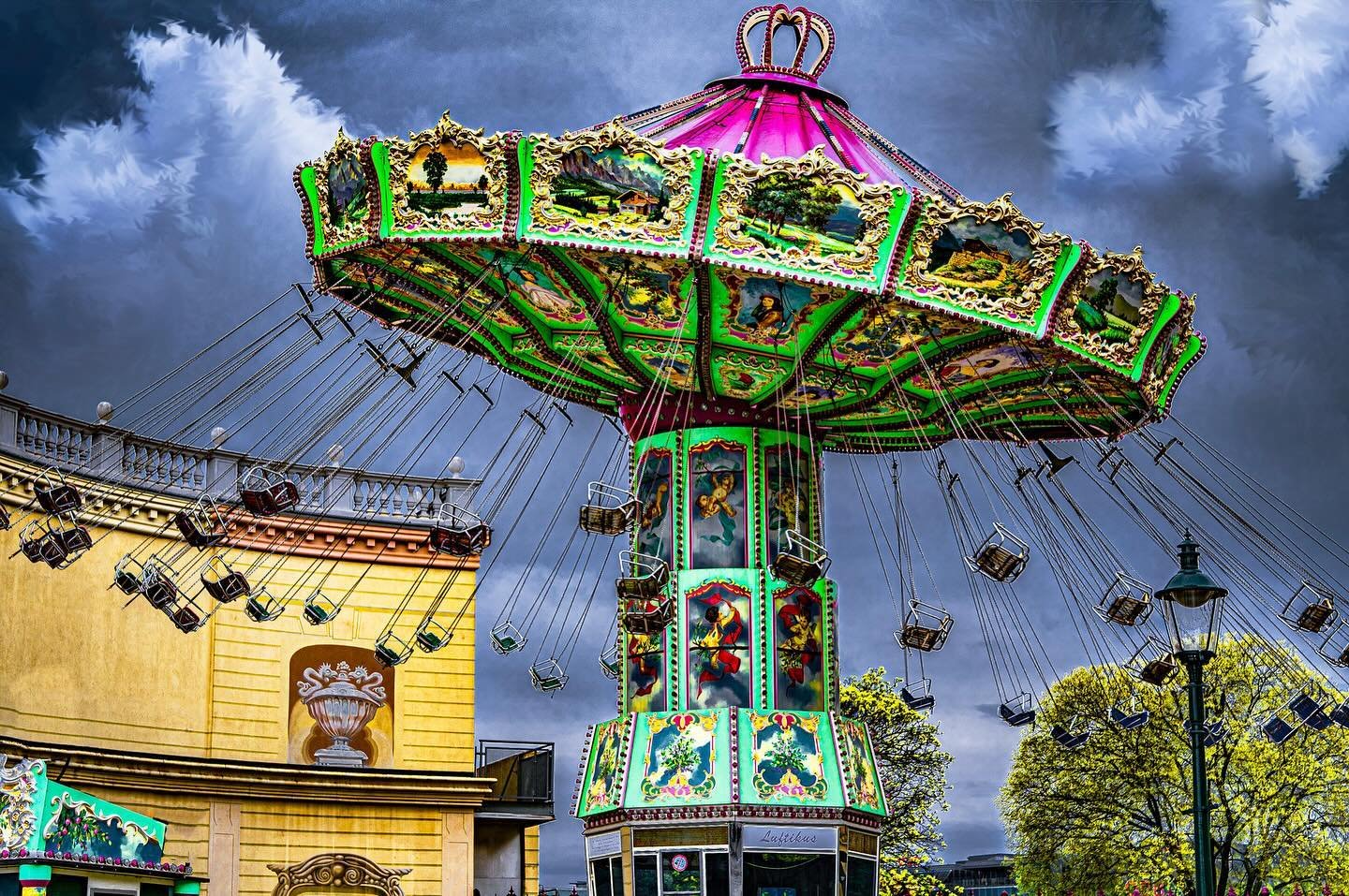 From our &quot;Colorscapes&quot; Exhibit gallery, &quot;Scary Go Round&quot; by Allison Lund. Congratulations to the winners and all the photographers whose work we&rsquo;re honored to include in this show!

#fineartphotography #color #colorful #artp