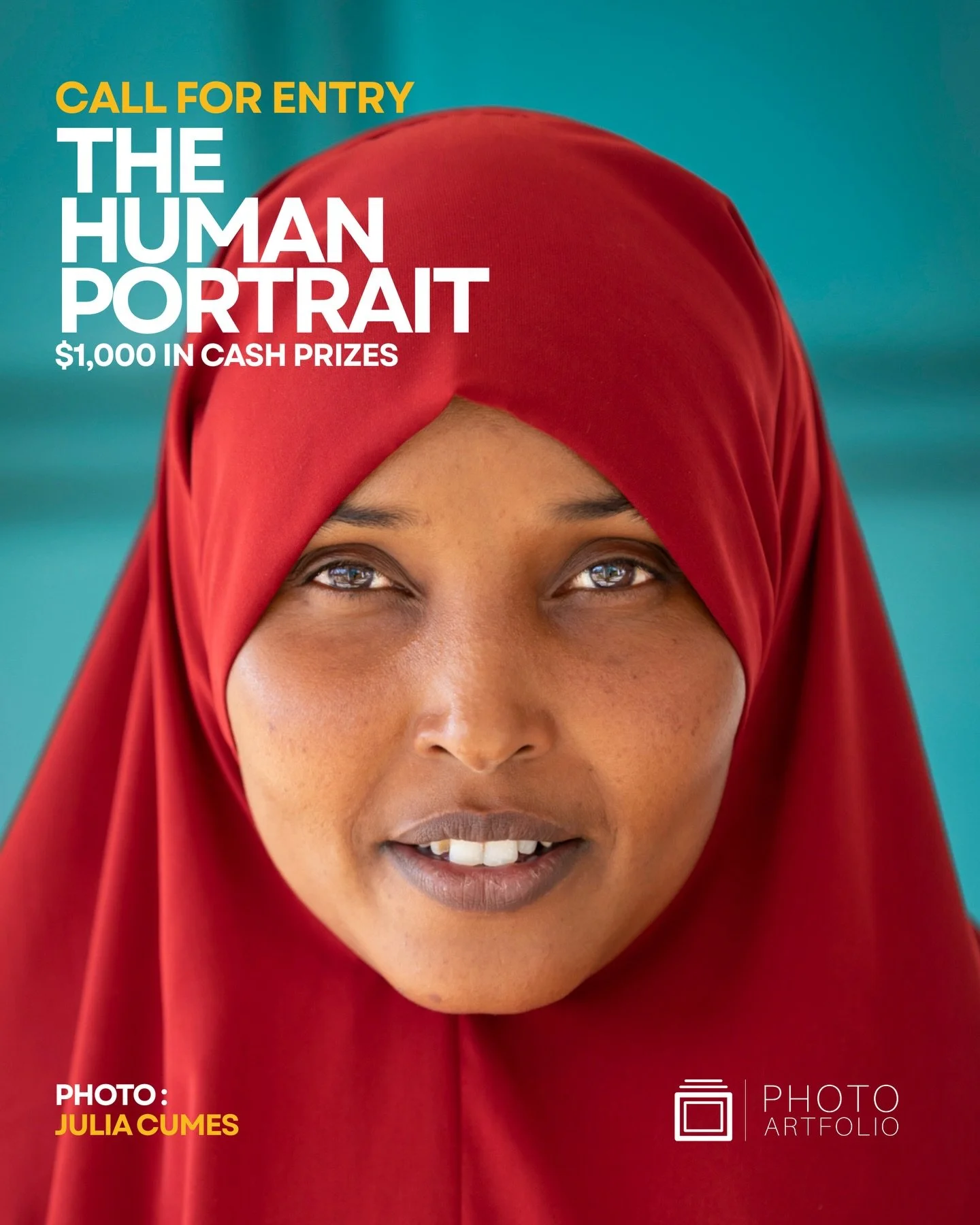 🧑🏾&zwj;🌾 Our new call for entry is open: The Human Portrait.
The portrait is more than a likeness.
It is presence, gesture, relationship &mdash;
a moment of connection between photographer and subject.

💰 $1,000 in cash awards:
🥇 1st Place &mdas