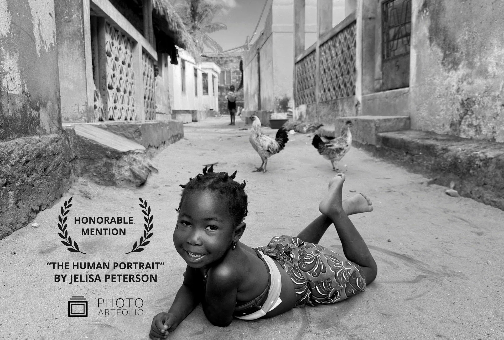 📷 THE HUMAN PORTRAIT
Honorable Mention
&ldquo;Rise and Shine&rdquo; by Jelisa Peterson (@jelisapeterson)

Joy, right there on the ground.
Unfiltered. Uncontained. Alive.

There&rsquo;s a beautiful ease in this moment, a child fully at home in her wo