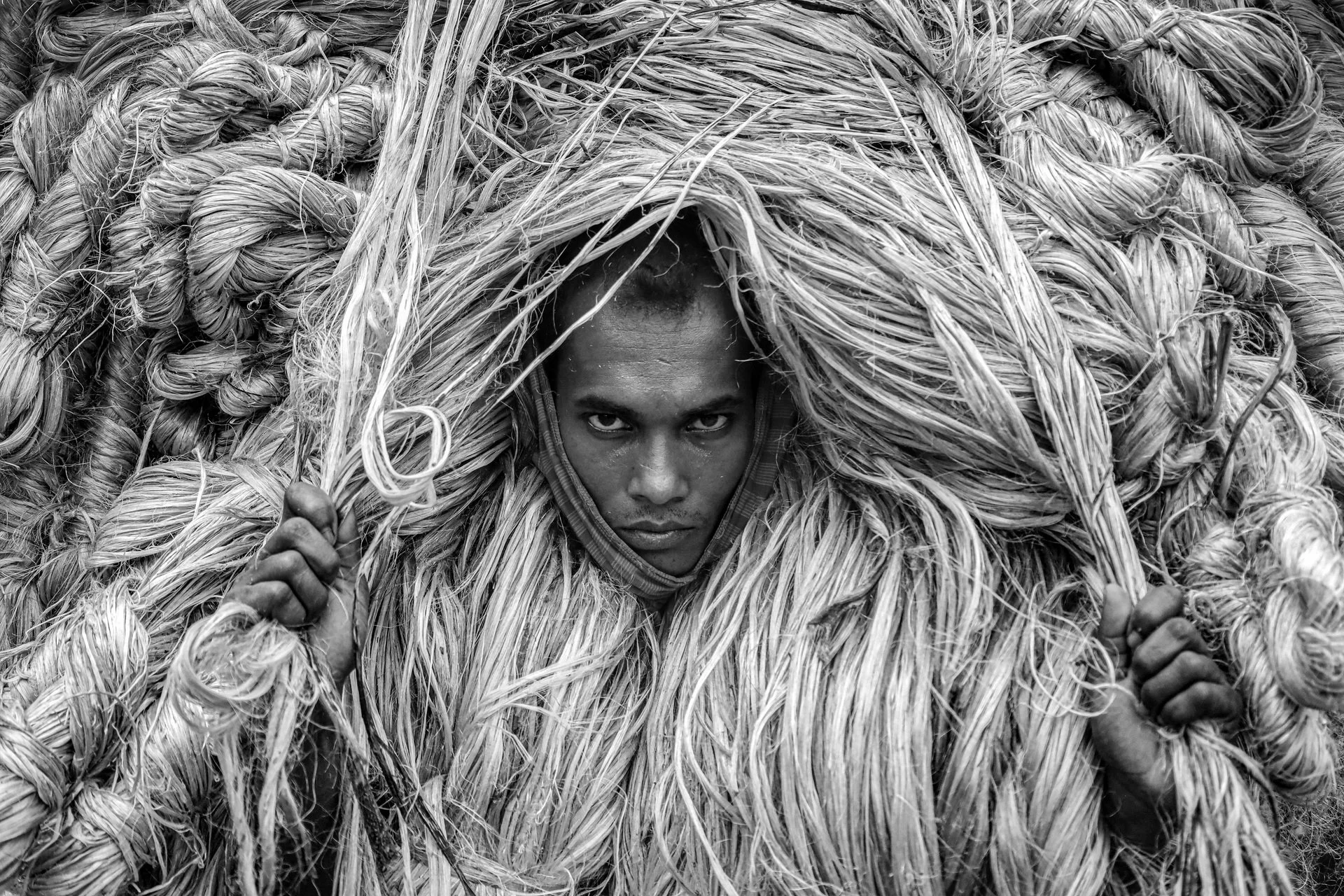 "Jute Worker" by Syed Mahabubul Kader 