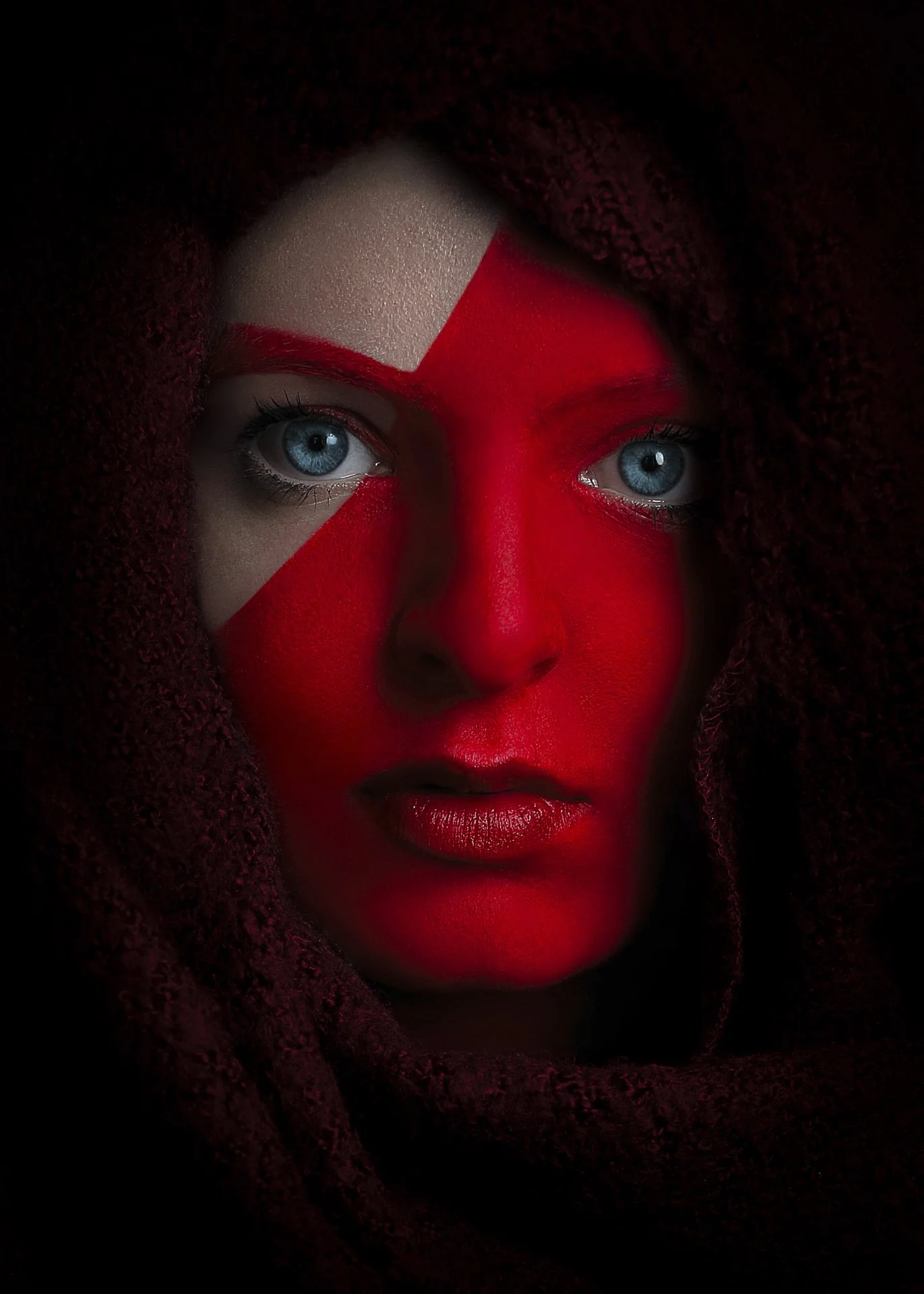Honorable Mention--"Staring in Red" by Rick Wurzbach 