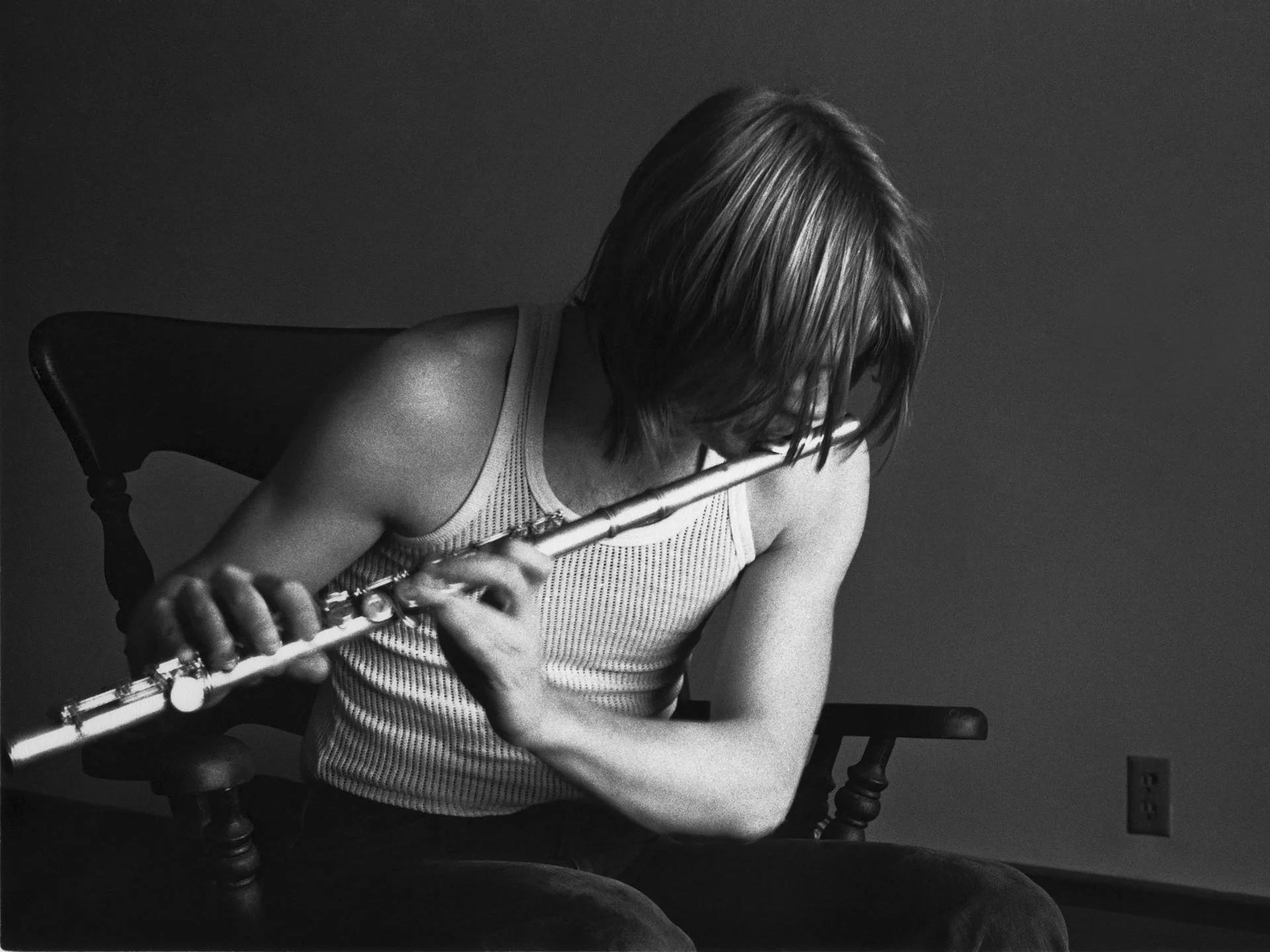 "Linc On Flute" by Tom Hessel 