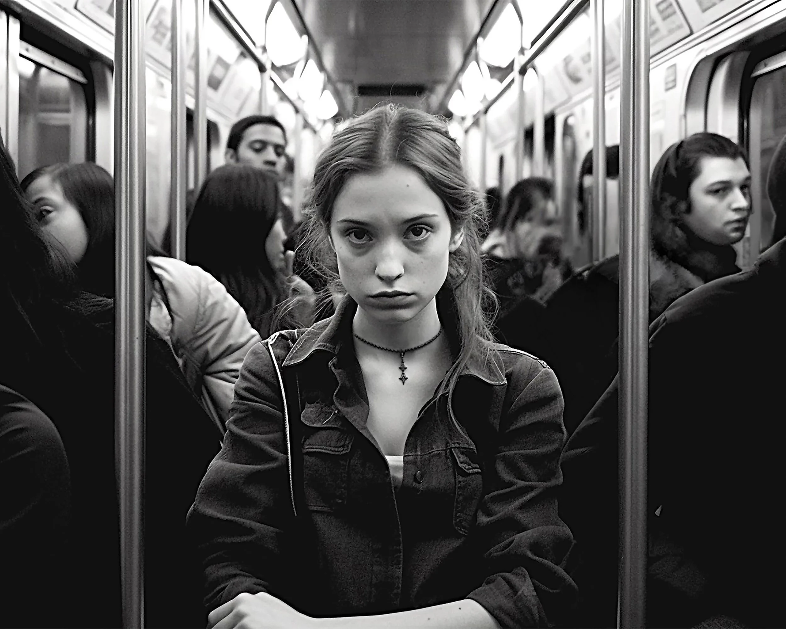 "Held Between Stops" by Michael Frank