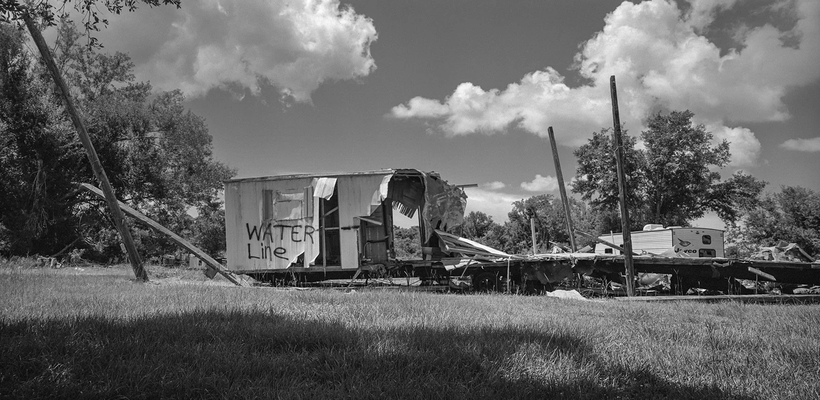 Water Line, Pointe Aux Chenes, Louisiana