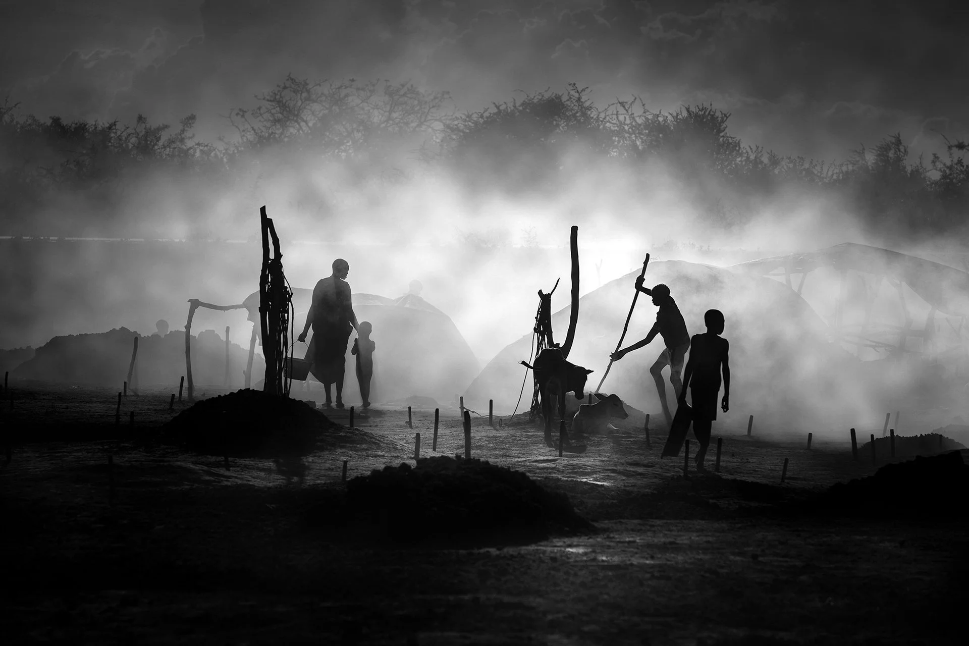 2nd Place--"The Silhouettes of Mundari" by Sventlin Yosifov